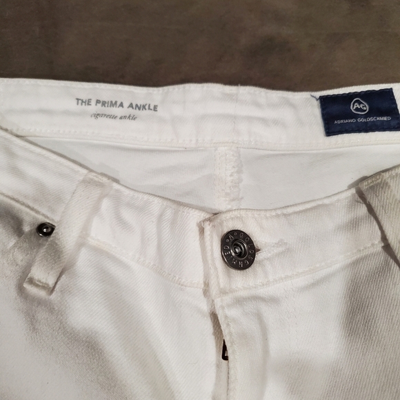 AG Prima Mid Rise Ankle Cigarette Jeans SZ 30 - Picture 6 of 7